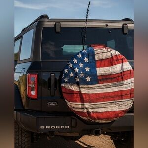 American Flag Tire Cover